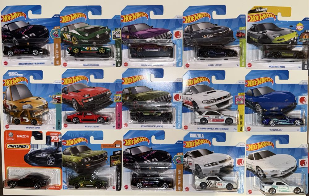 Hot Wheels Premium, Mainline, Matchbox Collectors