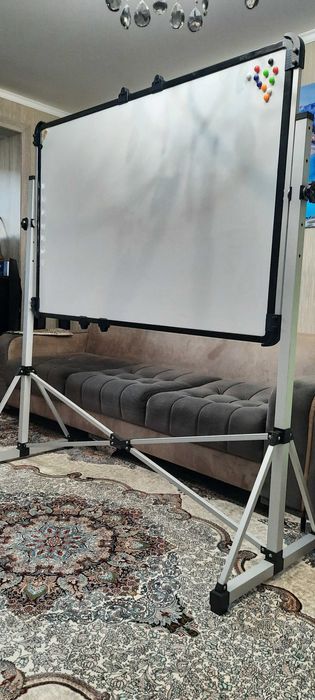 Магнитно-маркерная и меловая доска/ Магнитли-маркерли ва бўрли доска