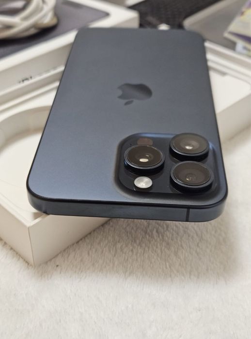 Iphone 15 pro max, blue titanium , 256GB, stare ca nou, full box
