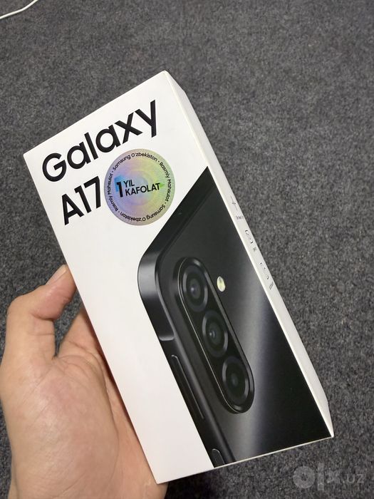 Samsung A17 xotirasi 8/256 talik bir qoʻl 6oy ishlagan bonuslari bor