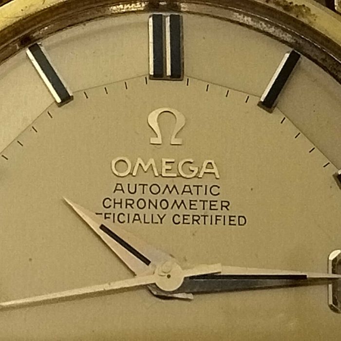 Ω OMEGA Constellation vintage,Gold 18k,Dog leg,Pie Pan,рядък,перфектен