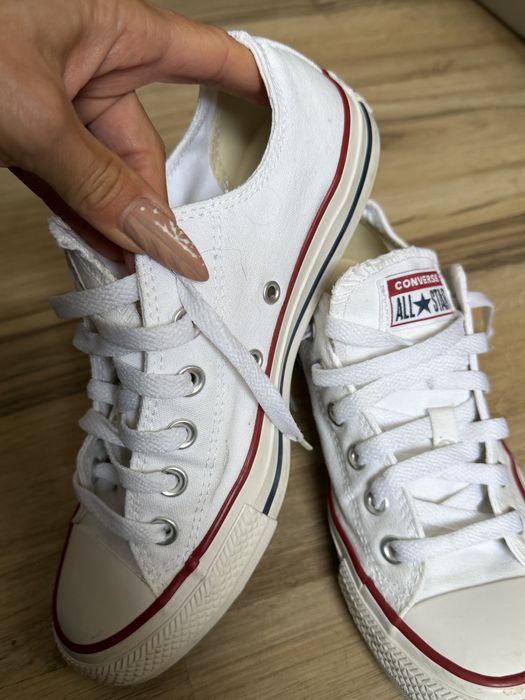 Оригинални високи бели кецове Converse ! 38 н
