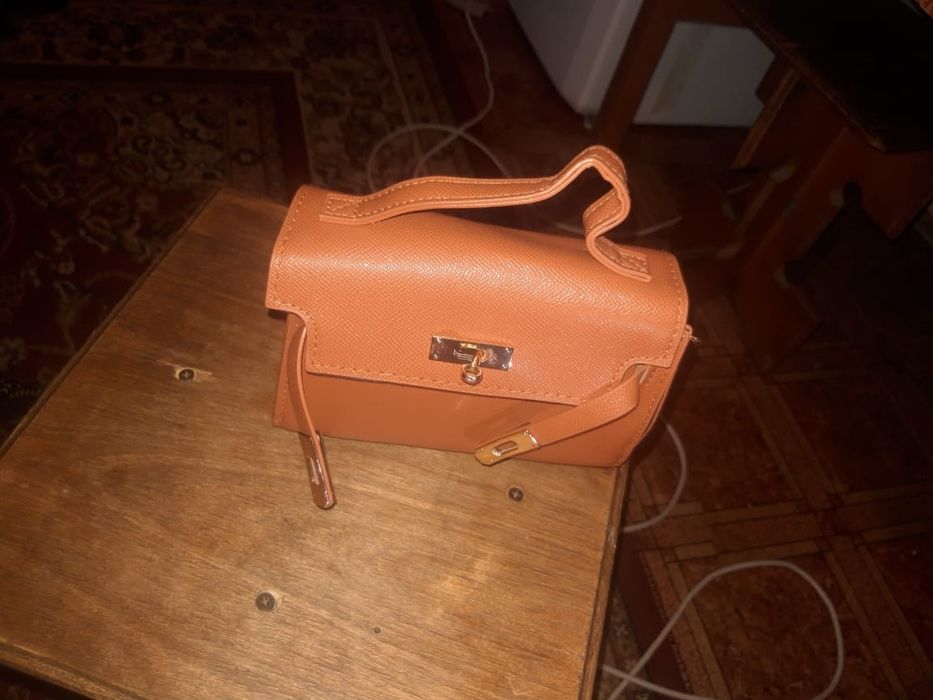 Hermes сумка, коричневого цвета