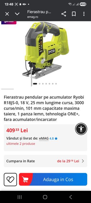 Set 4 scule Ryobi