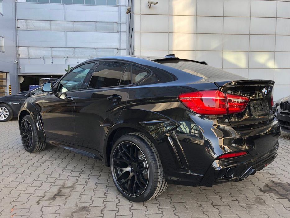 Eleron Luneta Haion BMW X6 F16 F86 Ferz Design Negru lucios