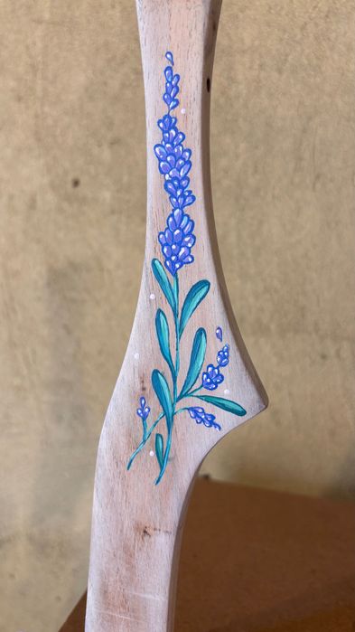 Настолно огледало с чекмедже - реставрирано,реновирано, ръчно рисувано