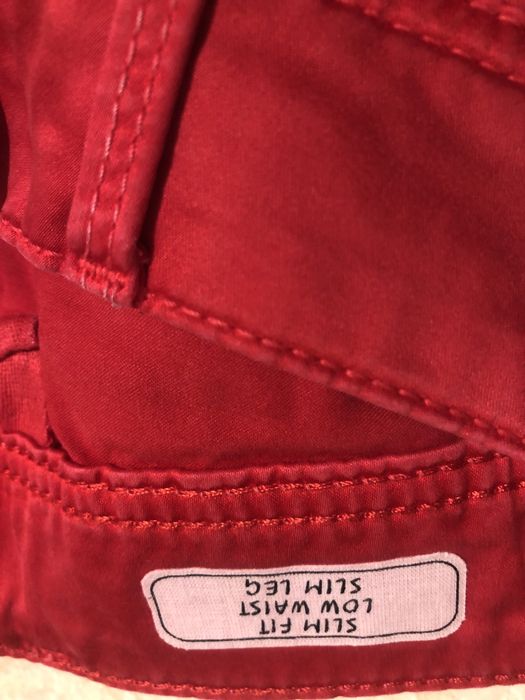 Pantaloni rosii Pepe Jeans XS