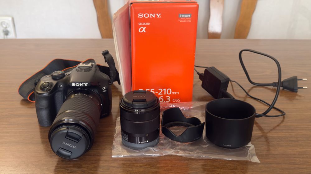 Sony A3000 + Alfa Sel 55-210