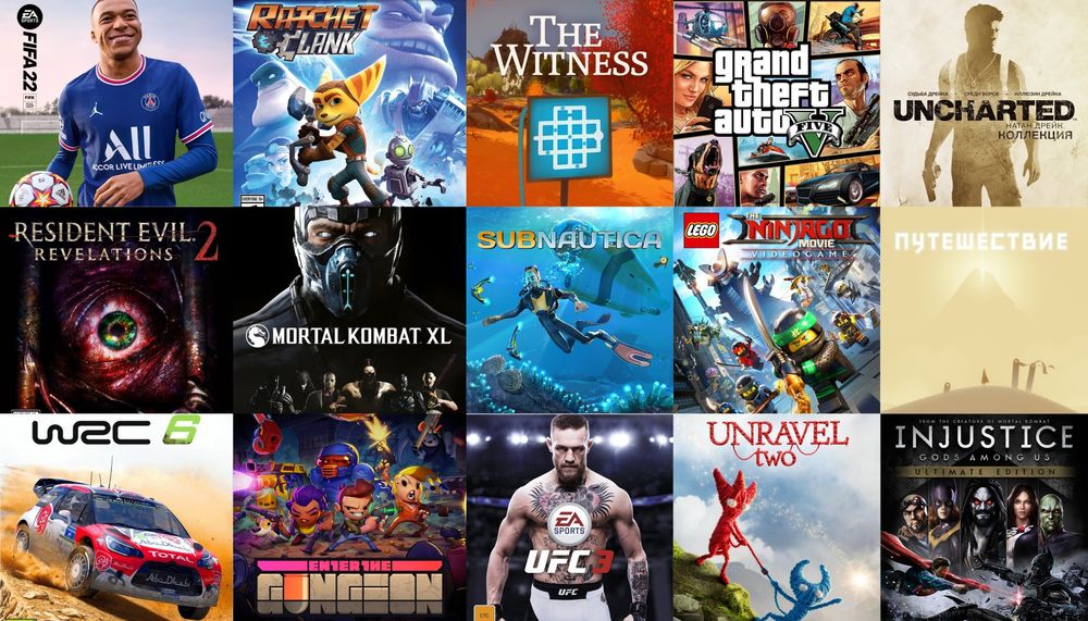 ПС4, PS4, Playstation 4 с 15 играми