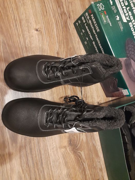 Зимни кожени обувки с бомбе/работни обувки номер 46 Parkside