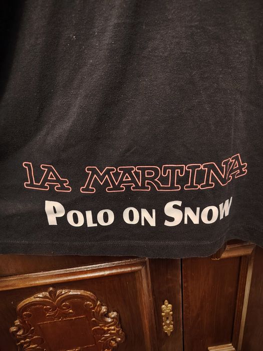 Tricou Polo La Martina Gstaad original, mânecă lungă, mărimea M / L