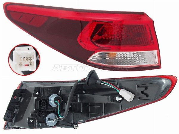 Фонарь задний  LH Kia Rio
