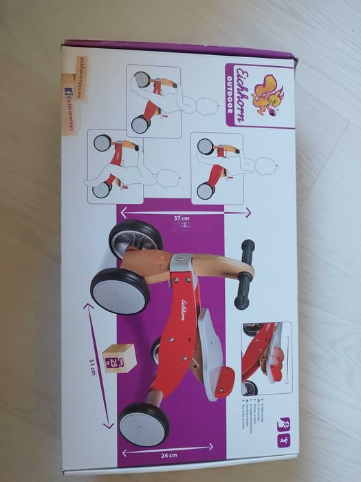 Eichhorn дървена четириколка