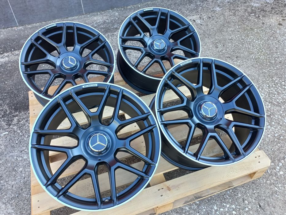 19"Mercedes Black Matt Lip 8.5j et35 9.5j et48 C E S Cls Class Спорт Пакет