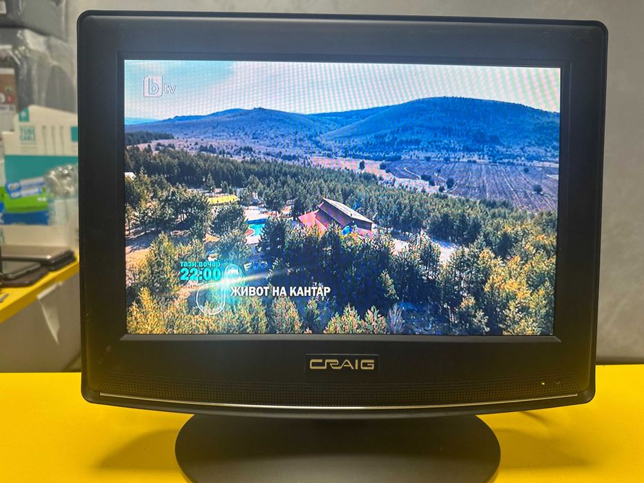 Телвизор LED tv Craug 13" 12V / 220v