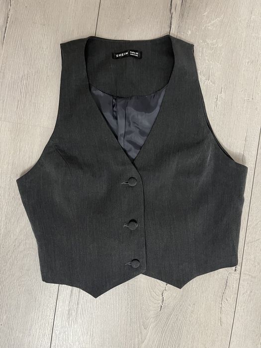 Сив елек Shein