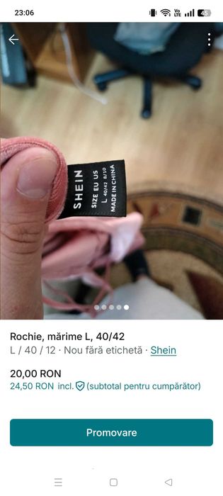 Rochie mărime L Shein