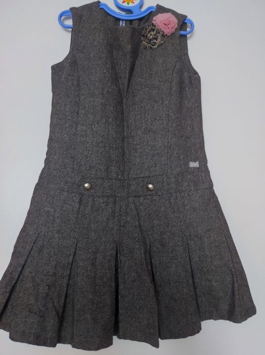 Тёплое платье для девочек