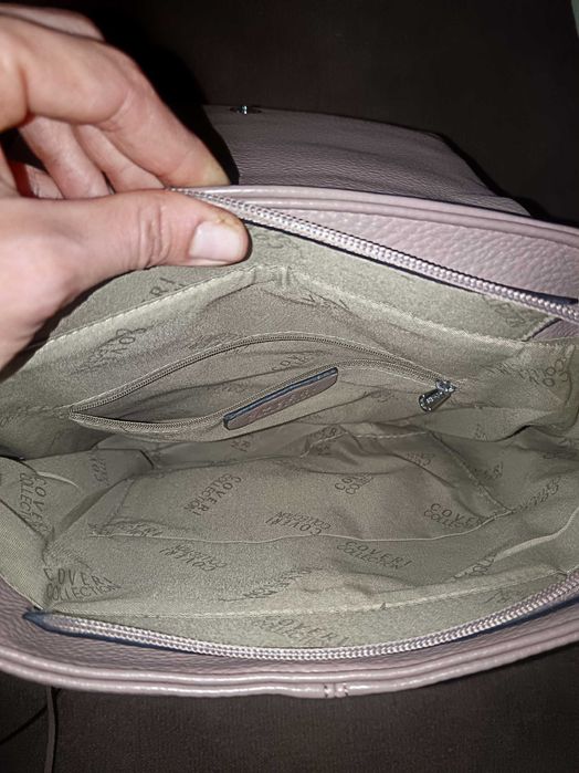 Раница/дамска чанта в много приятен бежав цвят