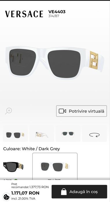 Ochelari Soare Originali  Versace ve4403 314/87