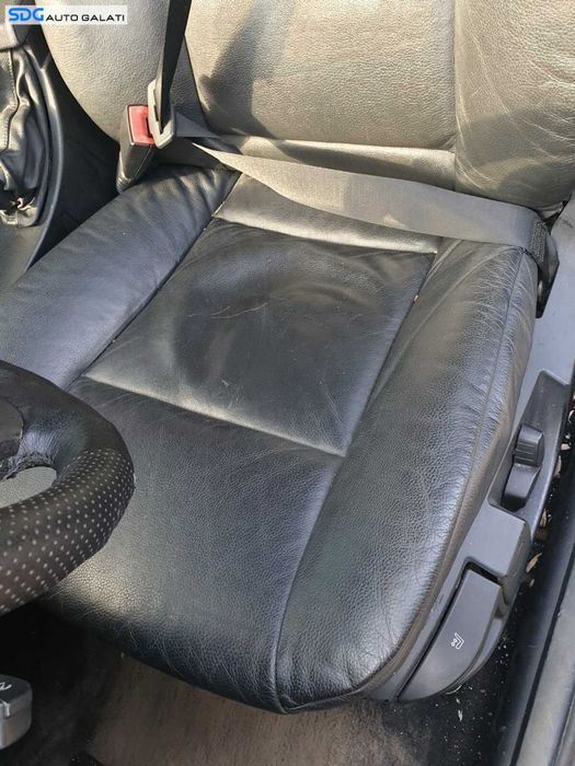 Interior Piele Fara Incalzire Scaune Fata Stanga Dreapta Bancheta Sezut cu Spatar BMW Seria 5 E60 2003 - 2010 [C1239] [C1240] [C1241]
