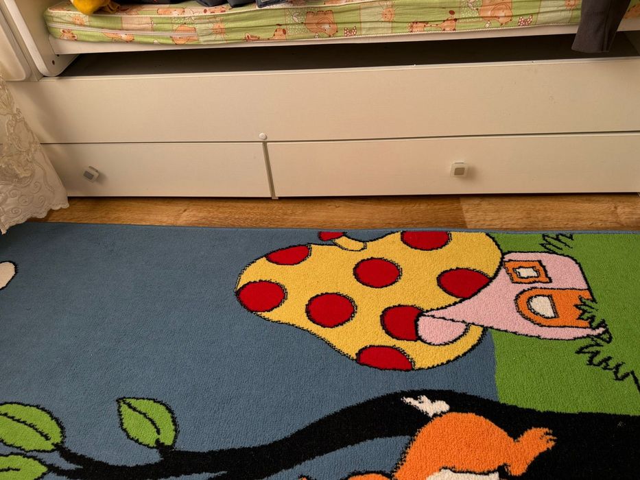 Детский кровать шкаф манеж