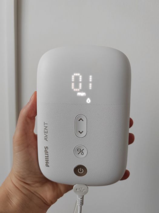 Pompa de san electrica Philips cu baterie reincarcabila + Cadou