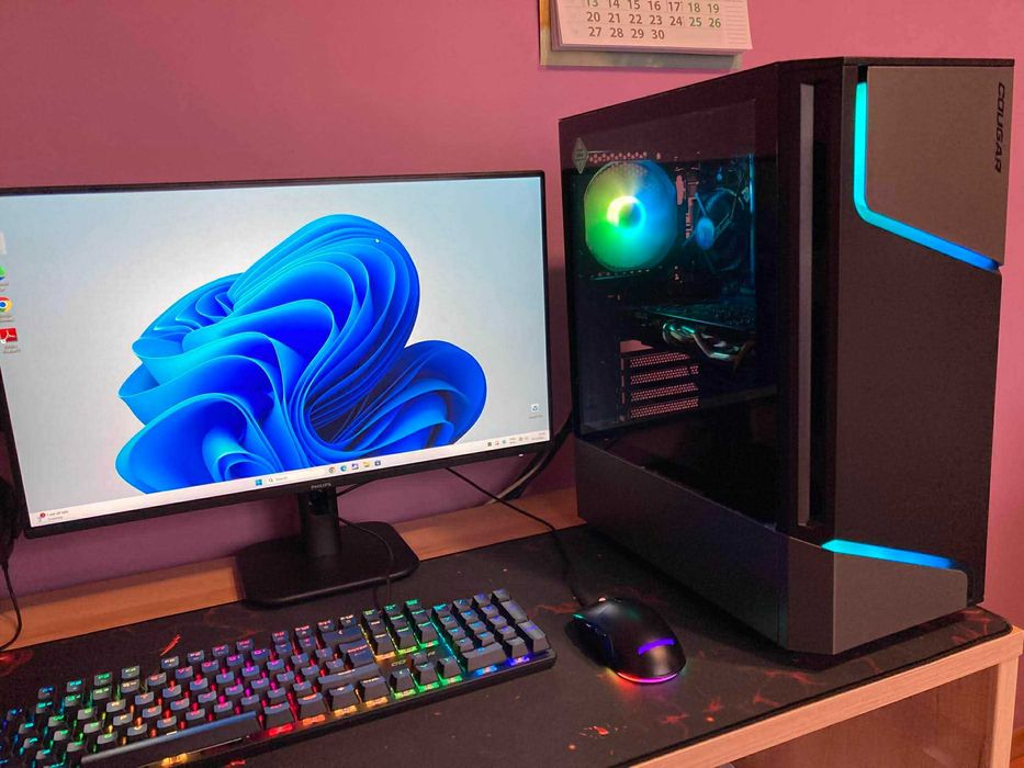 Геймърски компютър Intel core I5, NVIDIA GTX 660, SSD, Windows 11