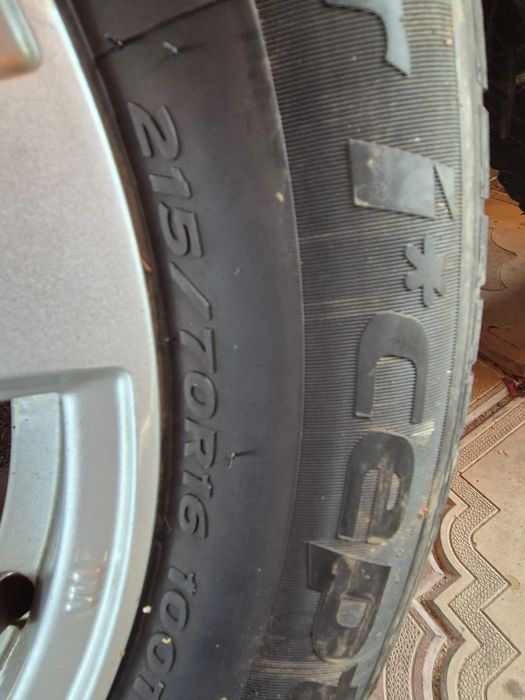 Jante 5X108+Anvelope M+S-215/70/16-Ford Kuga,Volvo,Renault,etc