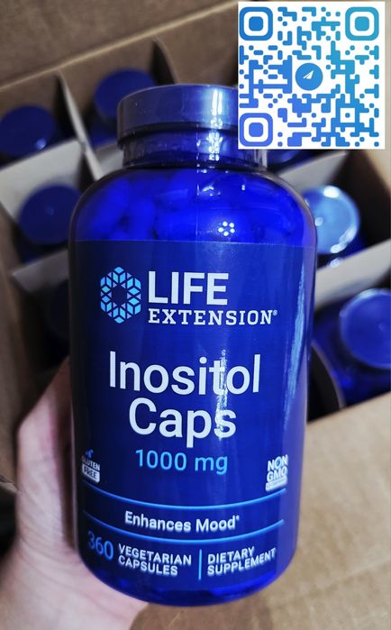 ДОСТАВКИ НЕТ Life Extension Инозитол 1000mg 360шт 490000 до 04/2027