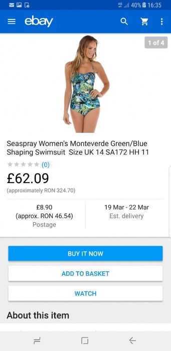 Costum de baie SEASPRAY