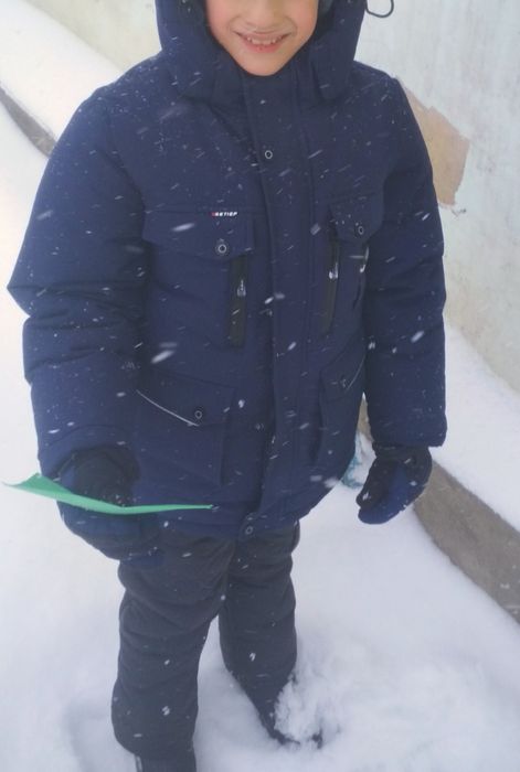 Зимняя куртка+ штаны размер 140