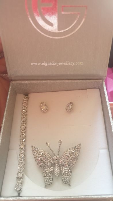 Брошка сребро 925