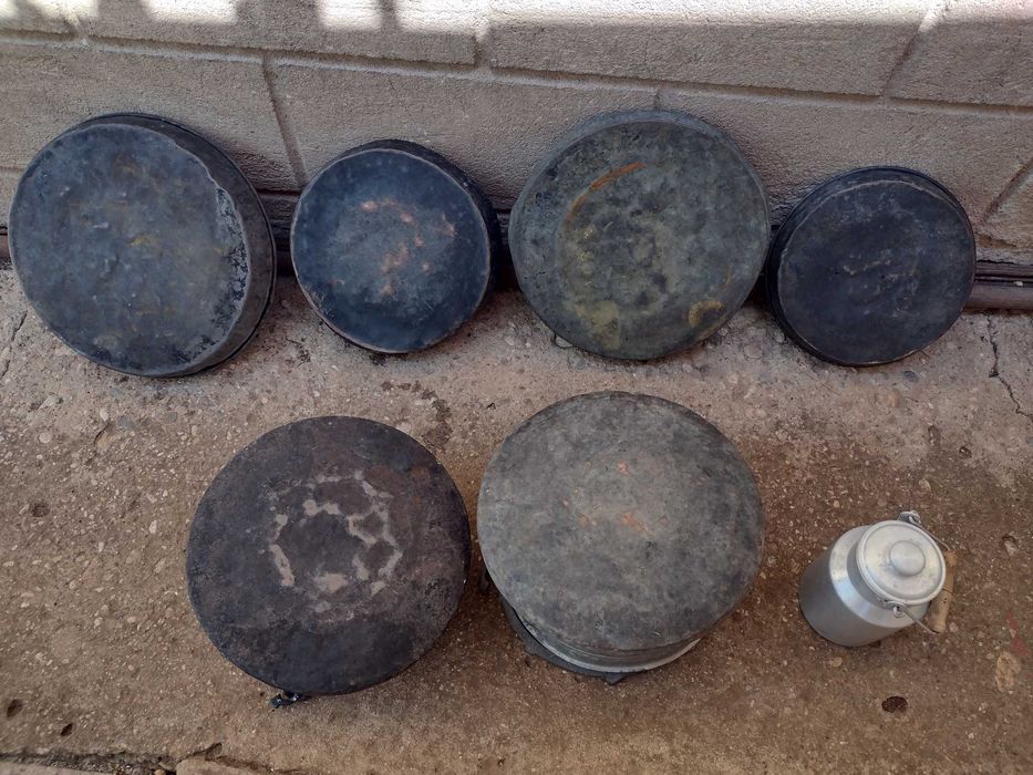 Медни тави и менци само комплект