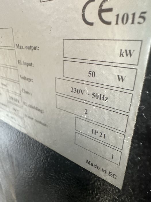 Centrala lemne 45kw Ferroli gazificare