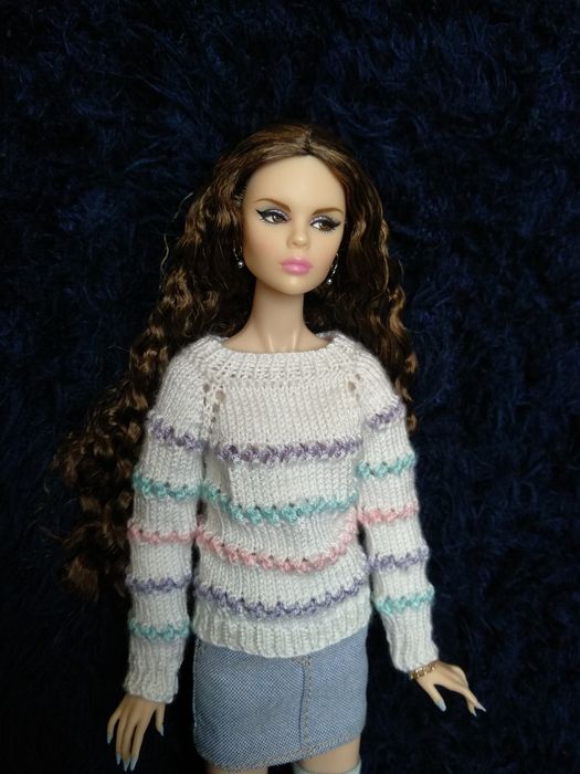 Вязанная одежда на Барби, Поппи, Интегрити..