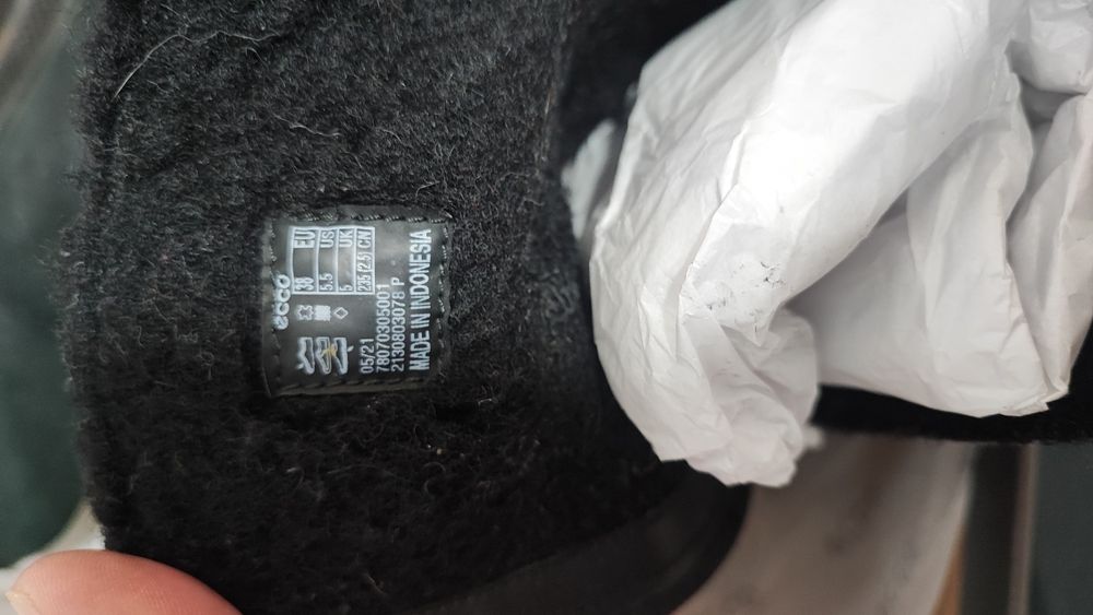 Сапожки Ecco 38 рр натуралка