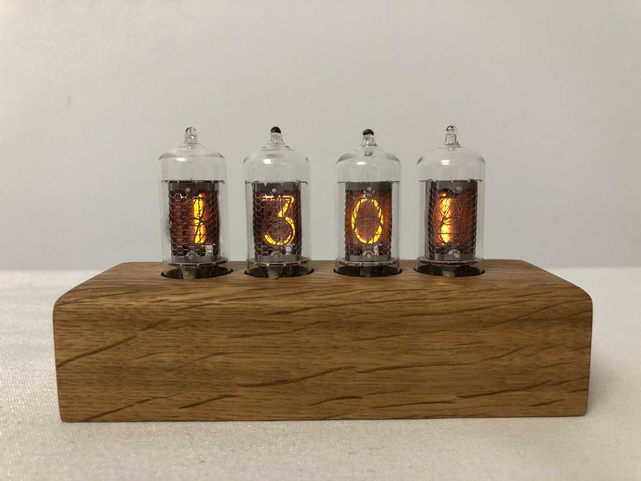 Ceas Nixie stejar cu tuburi germane z570m Bucuresti Sectorul 2 • OLX.ro