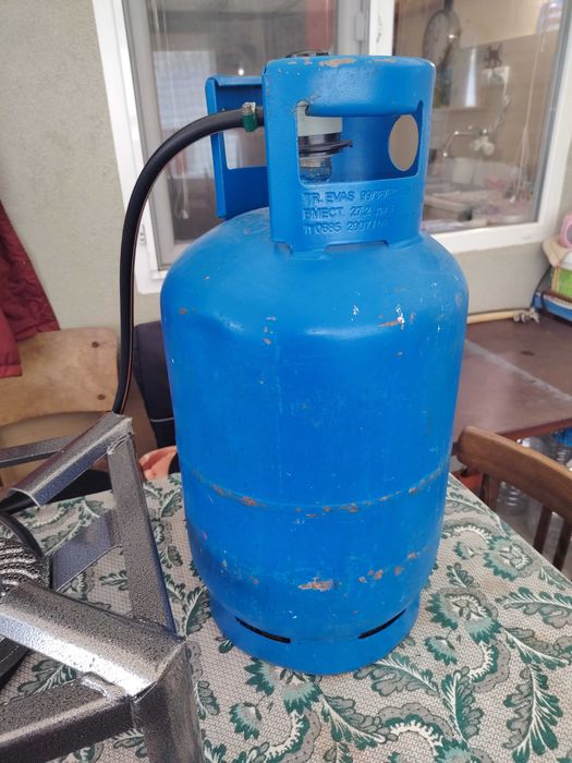 Пиростия с газова бутилка