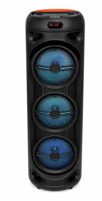 Тонколона караоке с два микрофона Bluetooth 90см