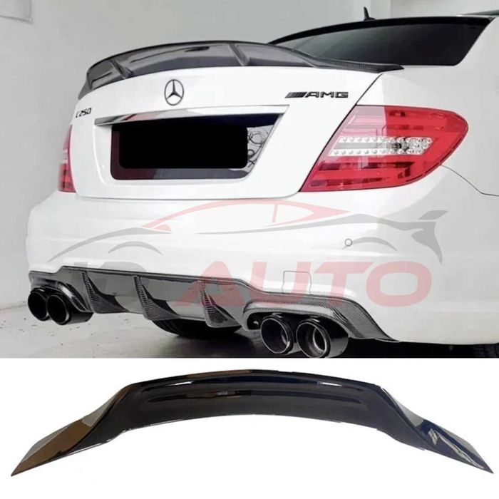 Спойлер PSM за Mercedes W204 C class (07-13), мерцедес ц класа, лип