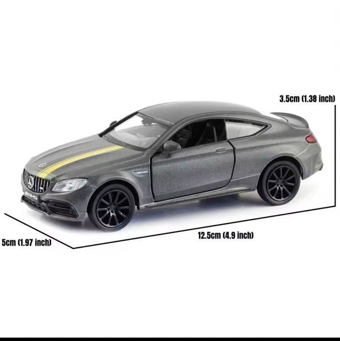 Метални лицензирани модели на BMW M4 CSL и Mercedes C63 AMG