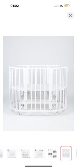 Кровать-трансформер манеж TOMIX