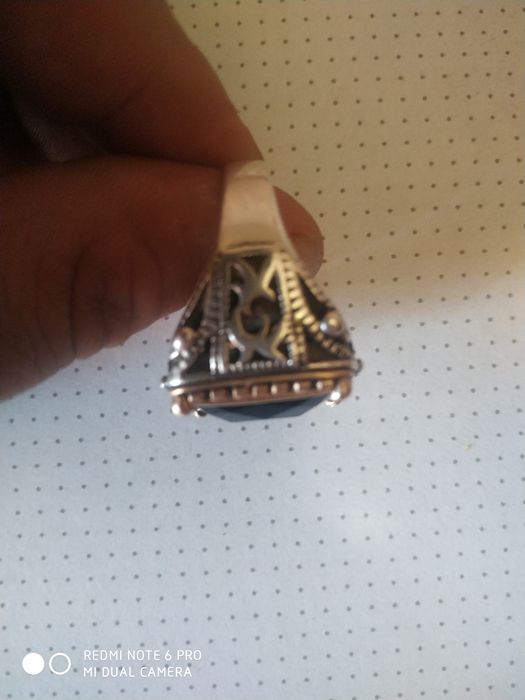 Печатка ручная работа серебро