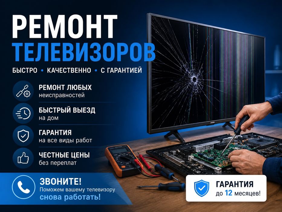 Ремонт телевизоров, Актобе