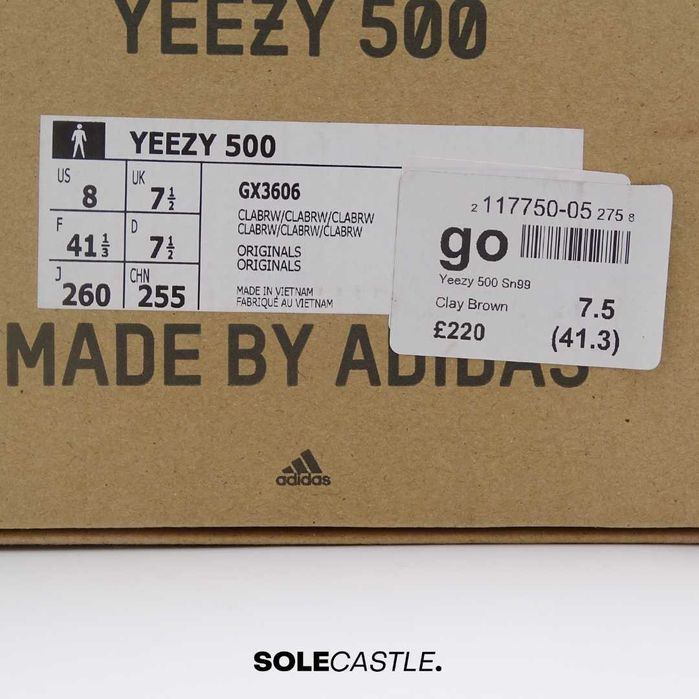 Adidas Yeezy 500 'Clay Brown'