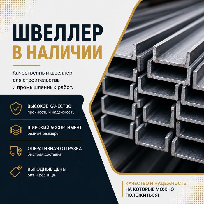 Швеллер в наличии Опт и розница