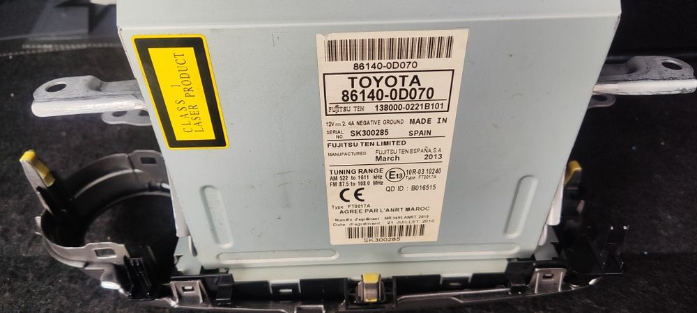 Навигация Тойота Ярис хибрид