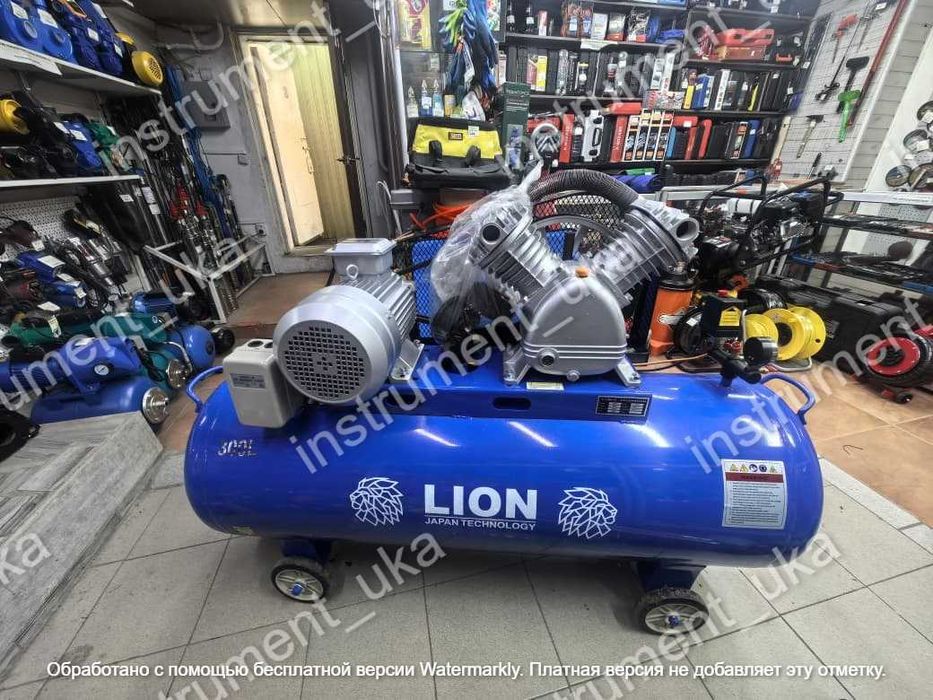 Компрессор воздушный Lion 300л 380в