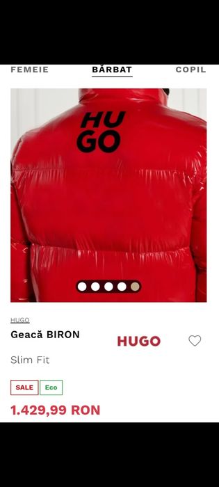 Geaca Hugo Boss ORIGINALĂ